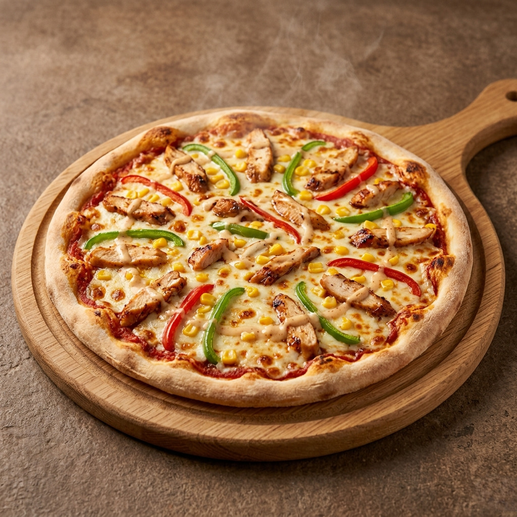 Tavuklu Pizza (Orta Boy)