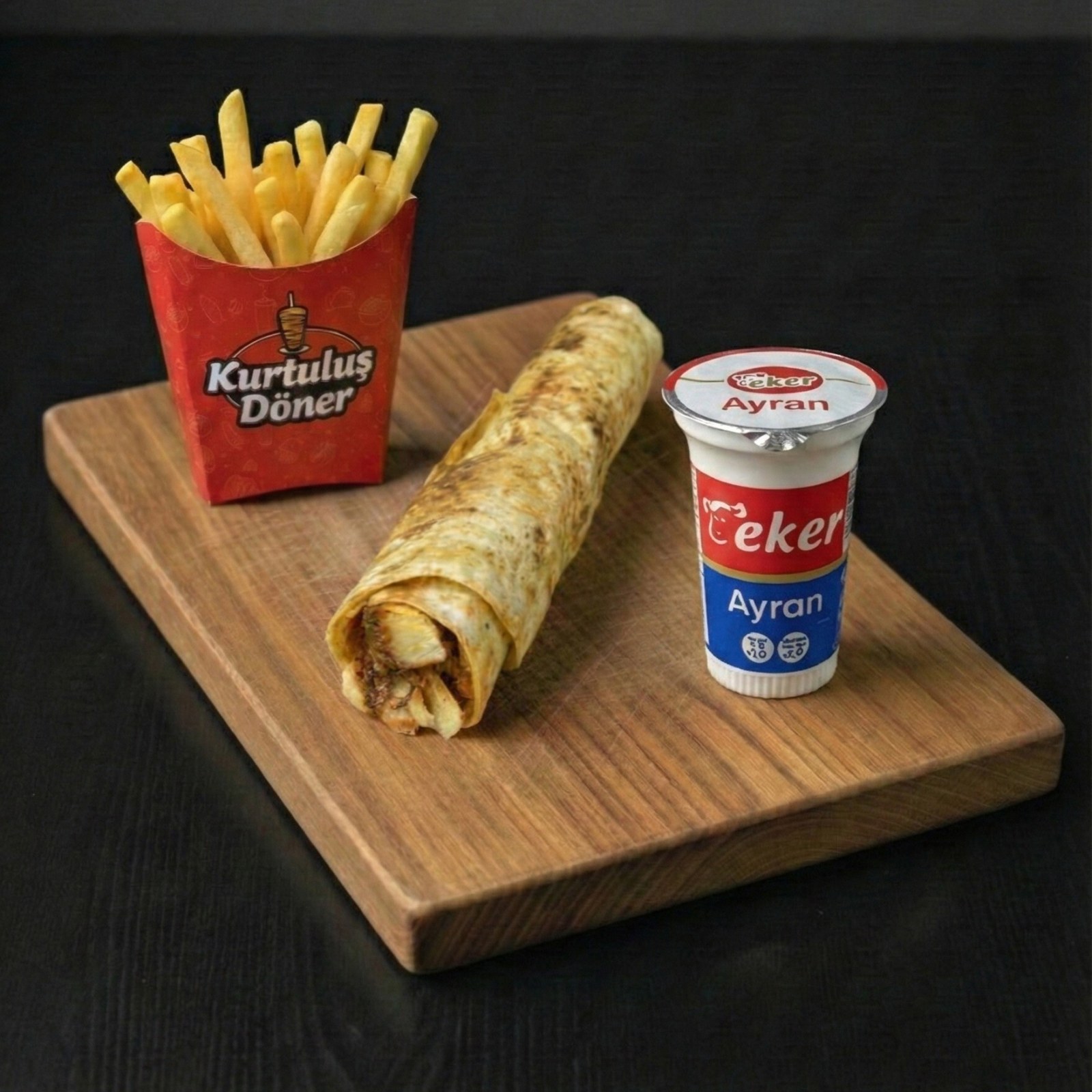 Kurtuluş Döner Tavuk (Small) Dürüm Menü