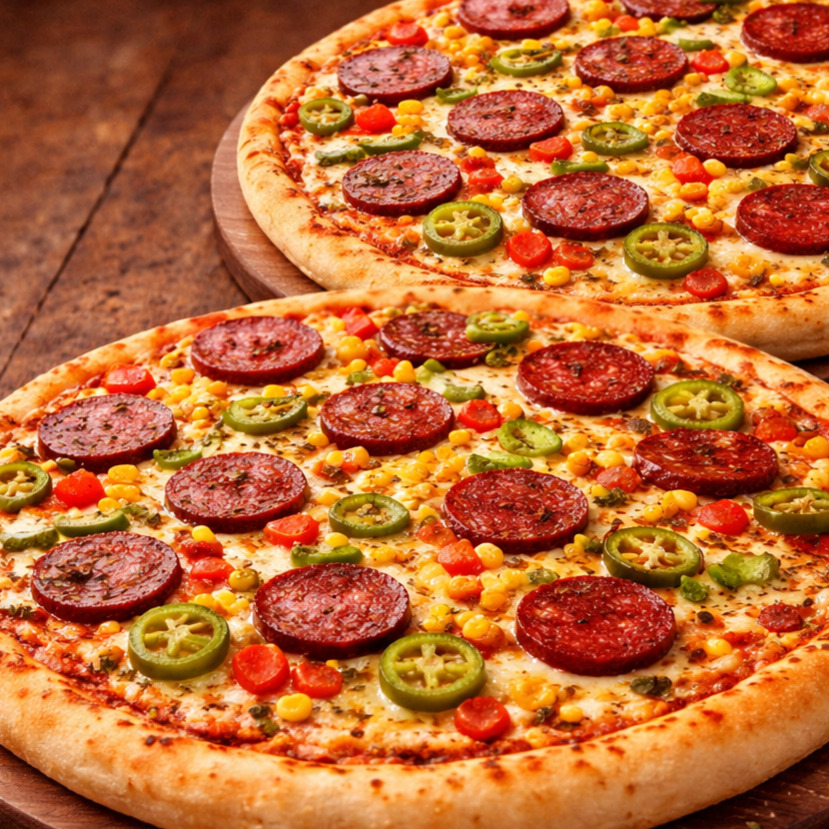 Süper 2'li Pizza Menü