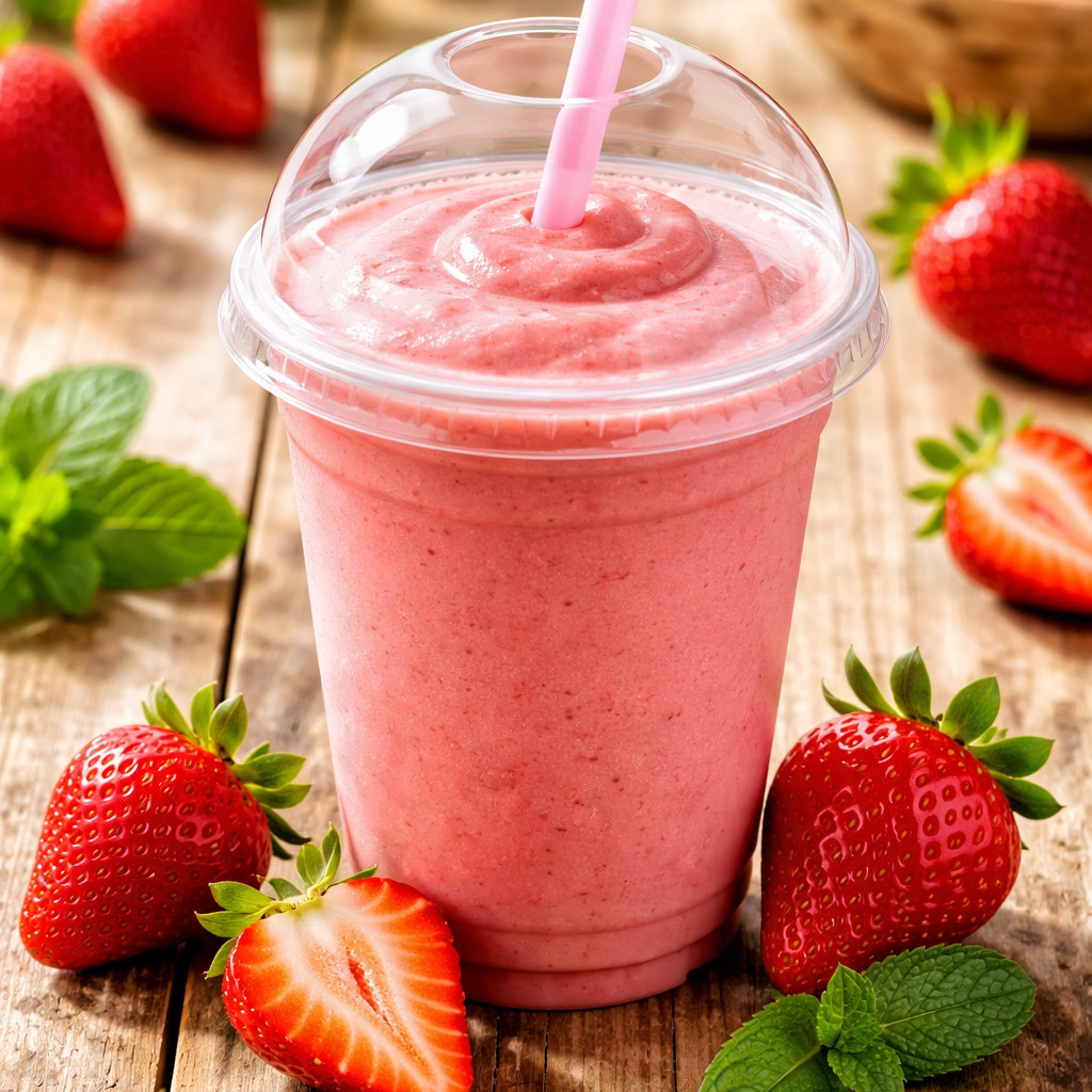 Çilekli Smoothie (300 ml)