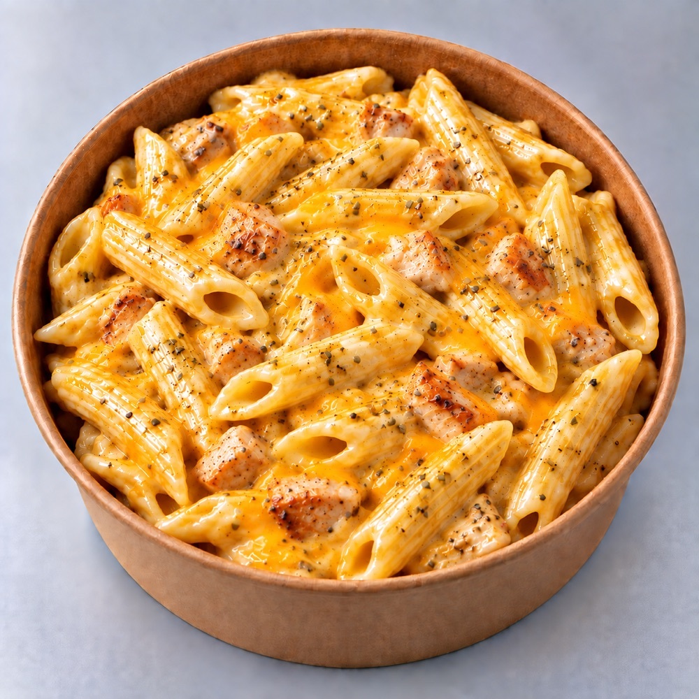 Cheddarlı Tavuklu Penne