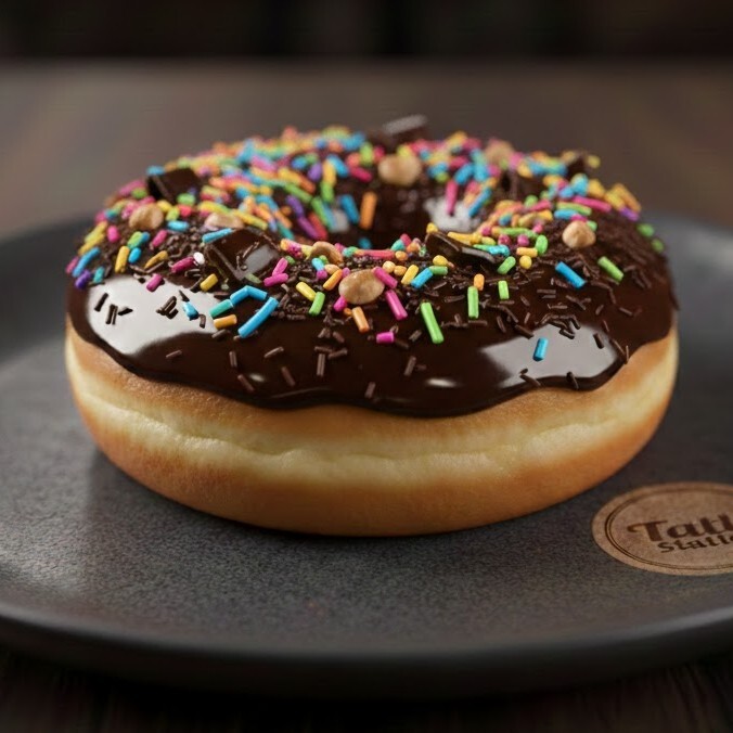 Klasik Çikolatalı Donut