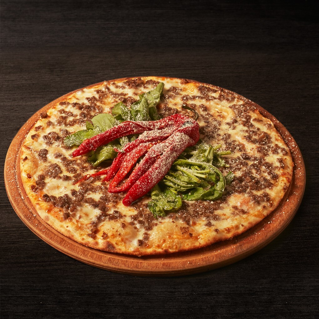 Kavurmalı Pizza (Büyük)