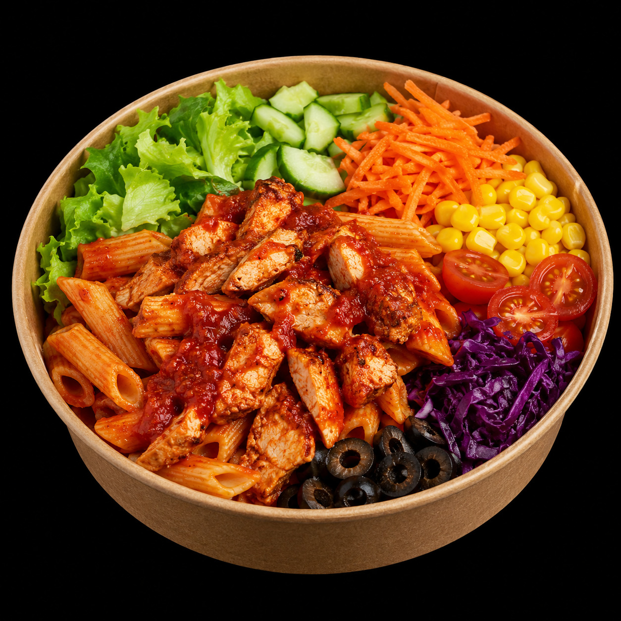 Acılı Tavuklu Bowl