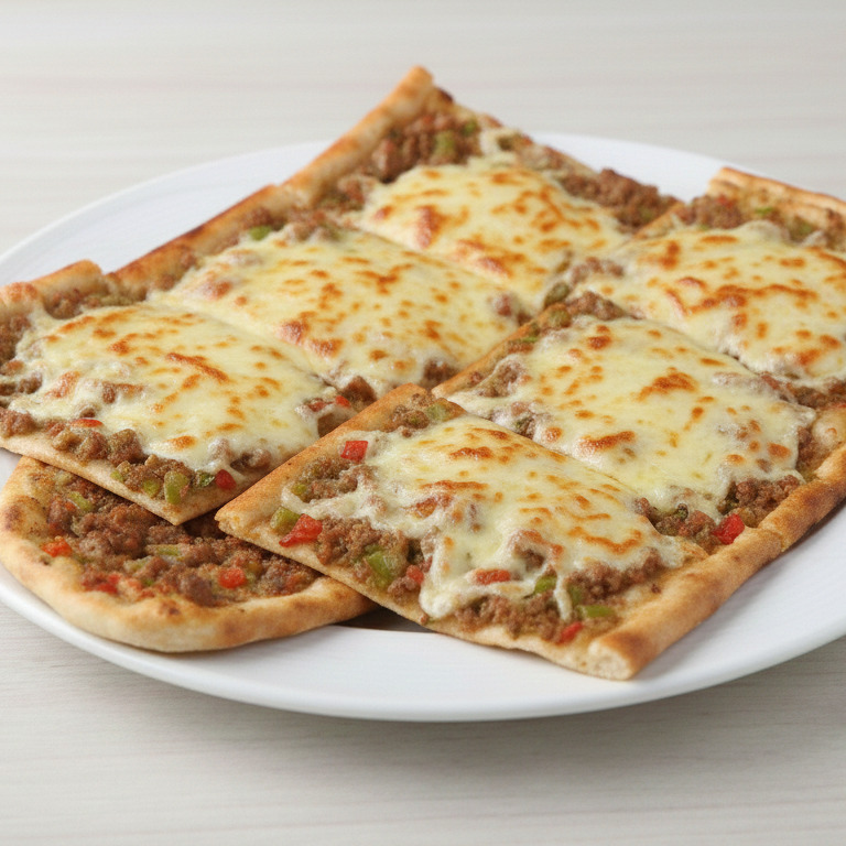 Kıymalı Kaşarlı Pide