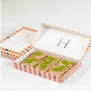 Fıstıklı Sütlü Çikolatalı Süt Baklava (6 Dilim)