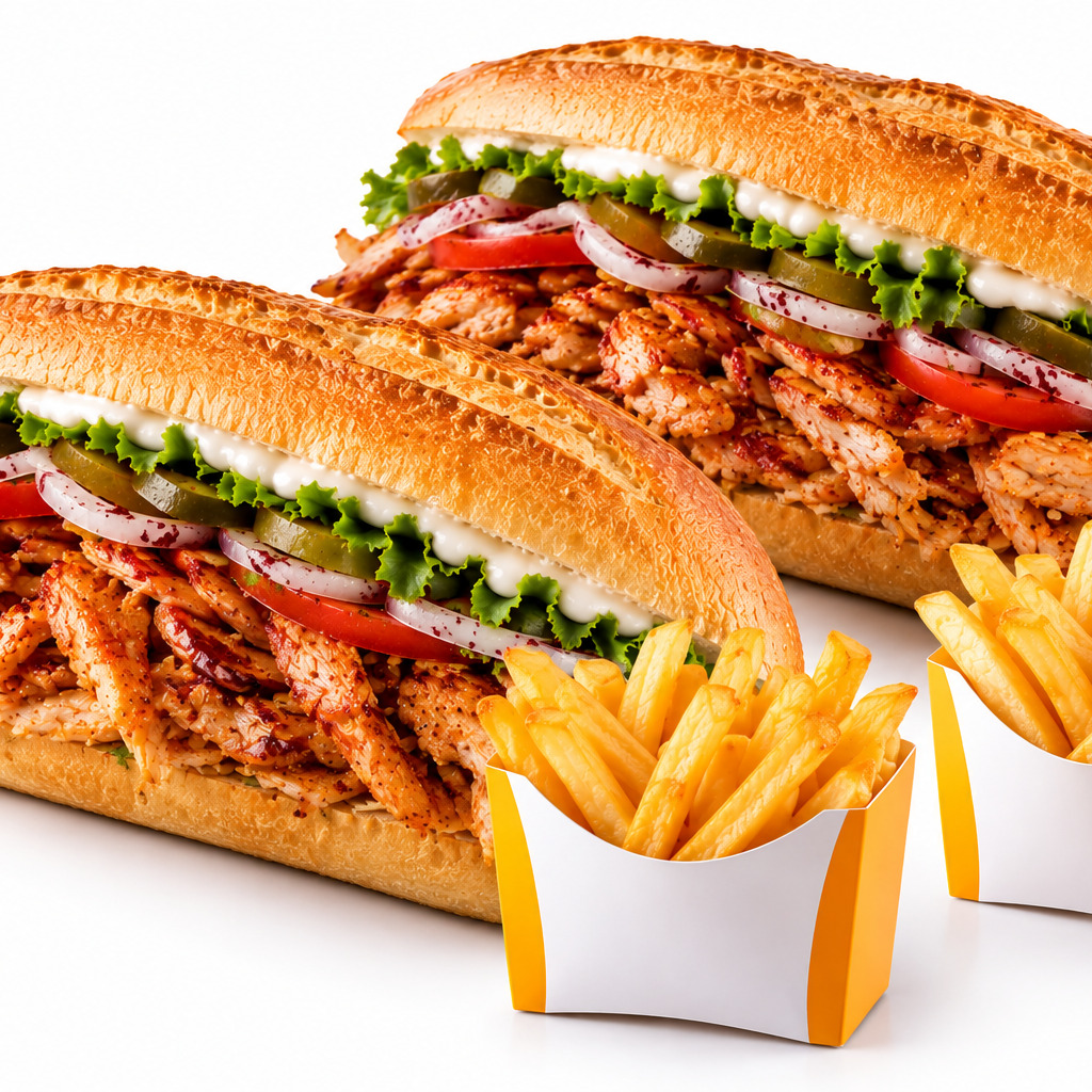 Cici Tavuk Döner 2 Kişilik