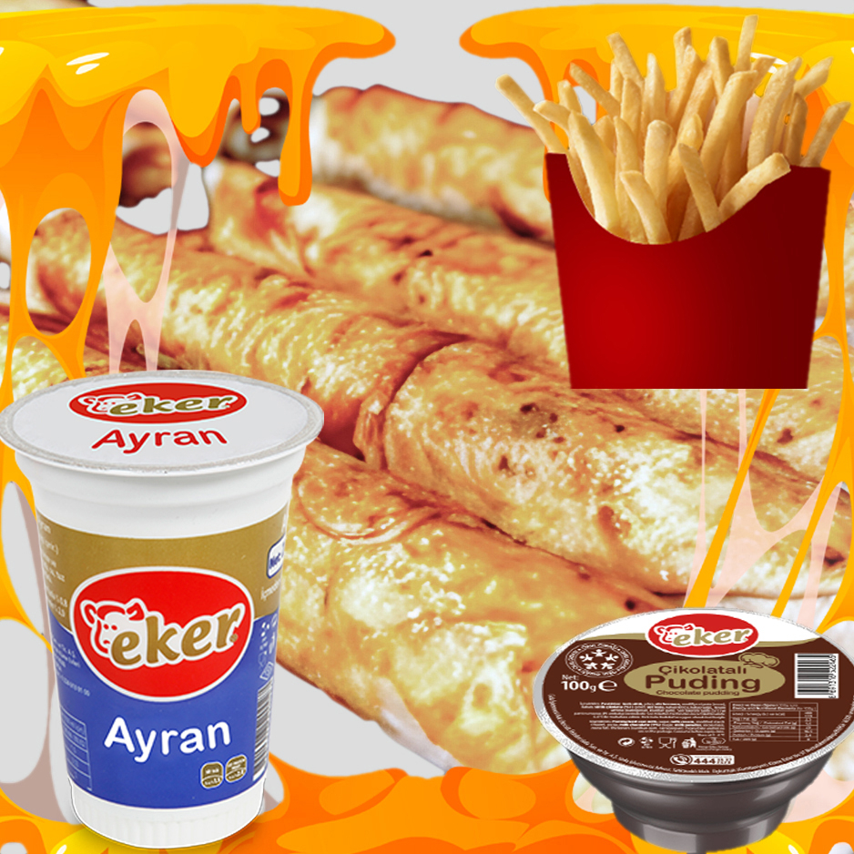 Barbekü Soslu Full Menü