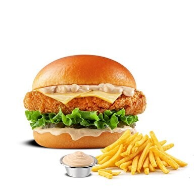 Live Burger + Patates Kızartması