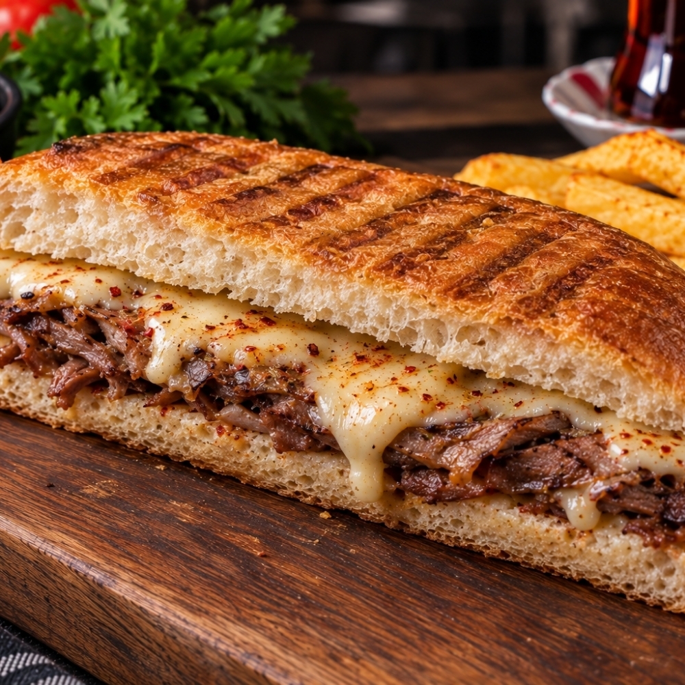 Yarım Kavurma Kaşar Tost