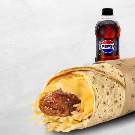Cheddar Lezzetli Kebap Menü