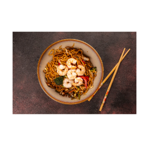 Karidesli Noodle