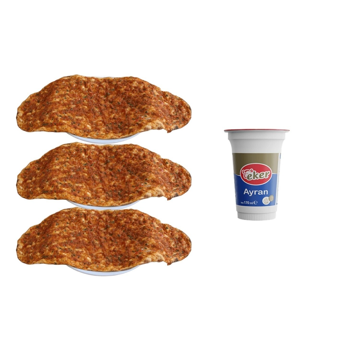 3'lü Lahmacun Menü