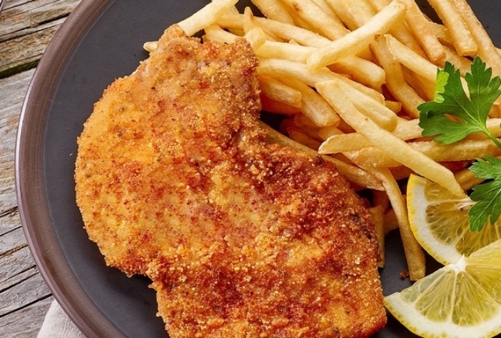 Şinitzel Patates Tabağı