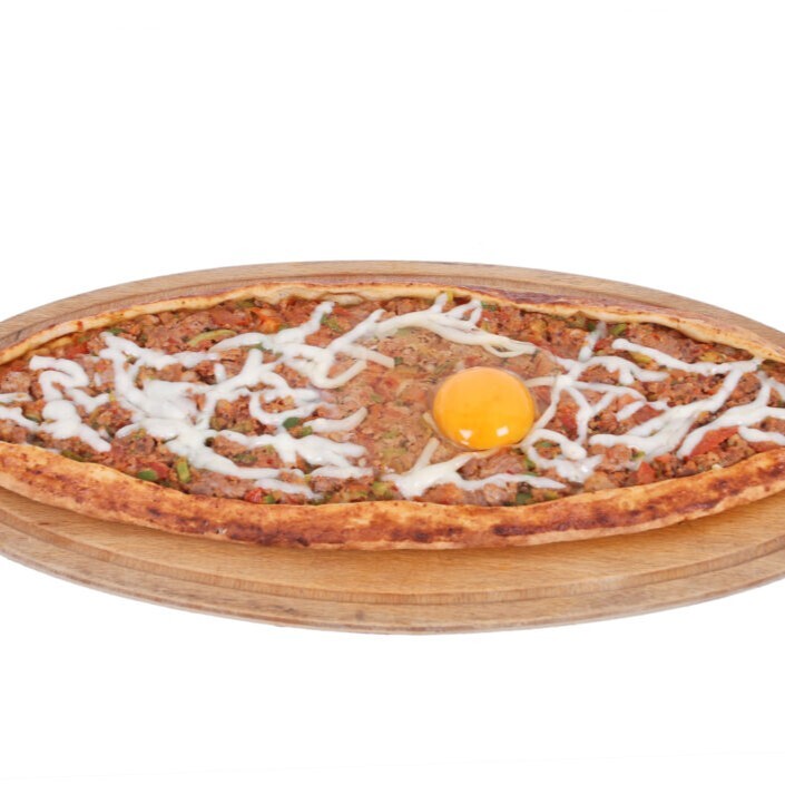 Kıymalı Kaşarlı Yumurtalı Pide