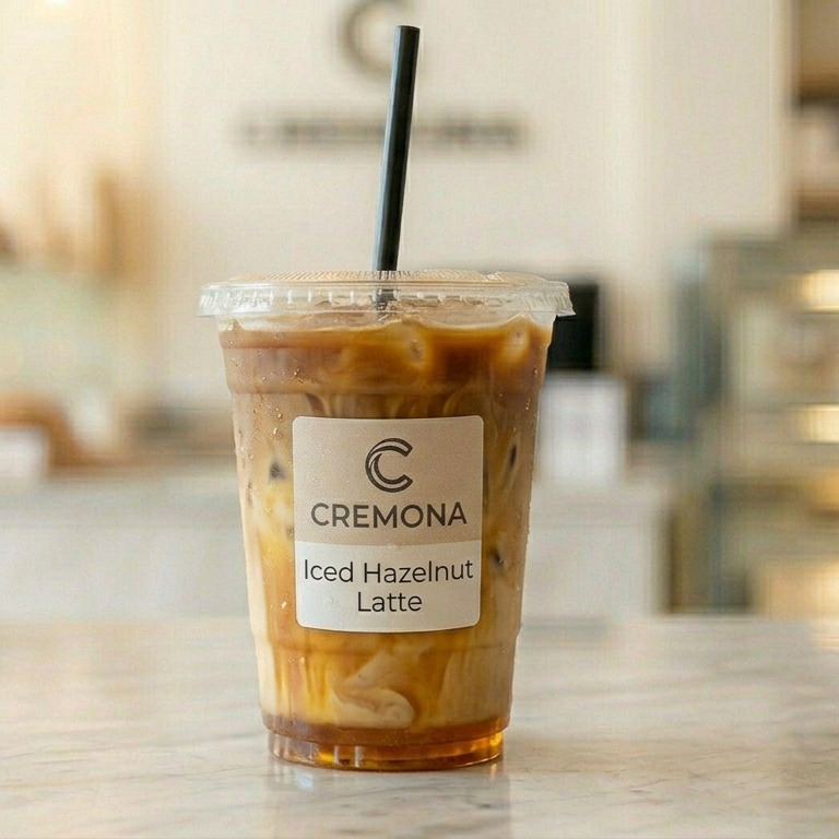 Iced Hazelnut Latte