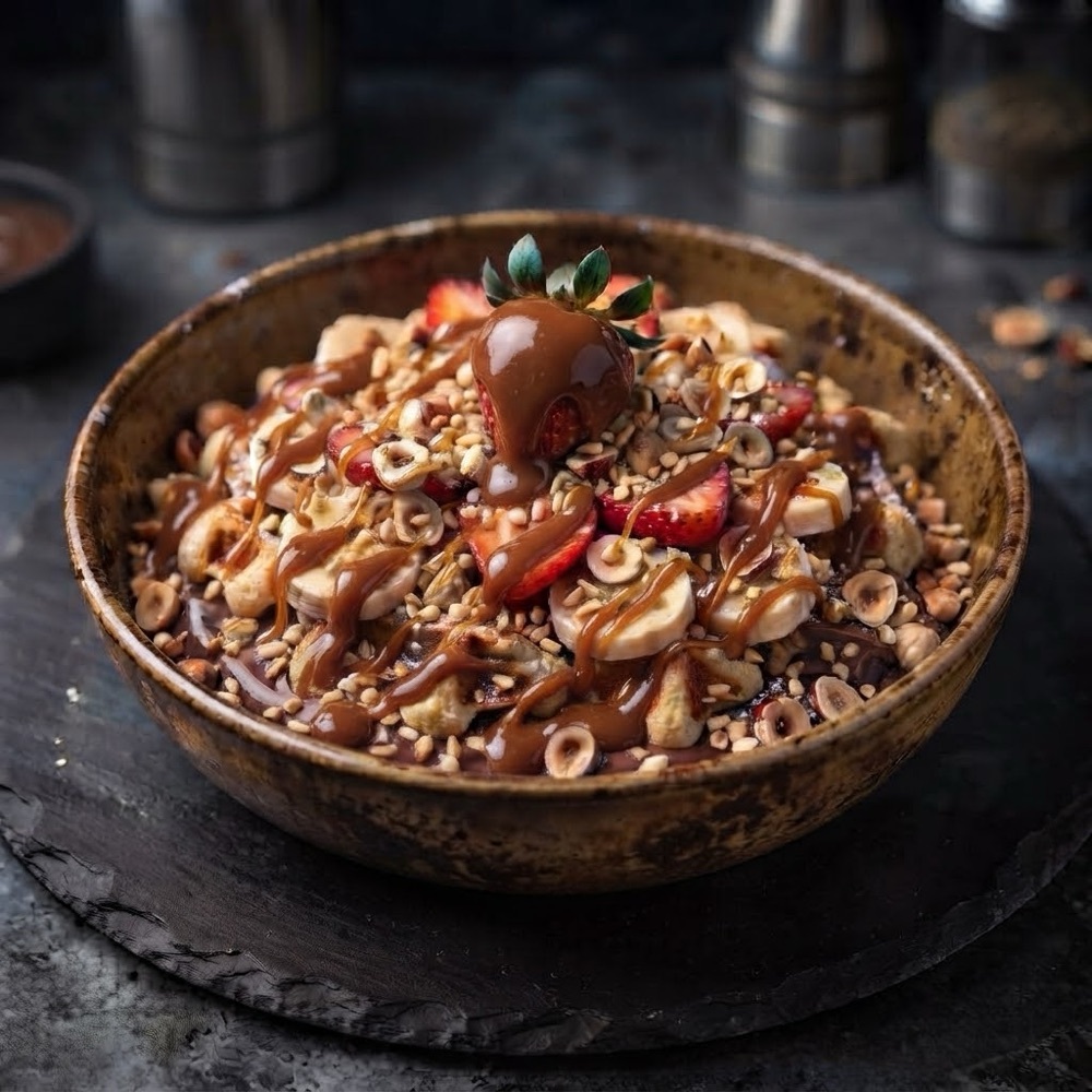 Caramel Waffle Bowl (Büyük Hamur)