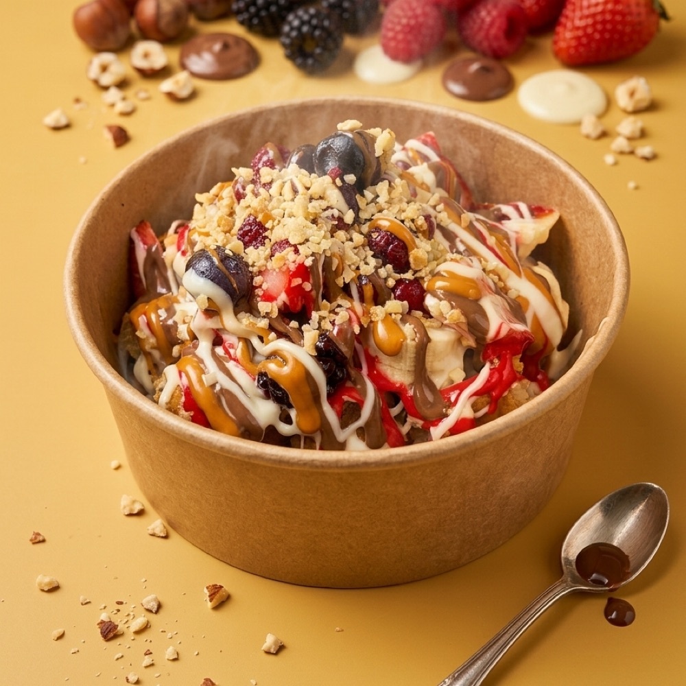 Antep Karmaşa Büyük Bowl Waffle