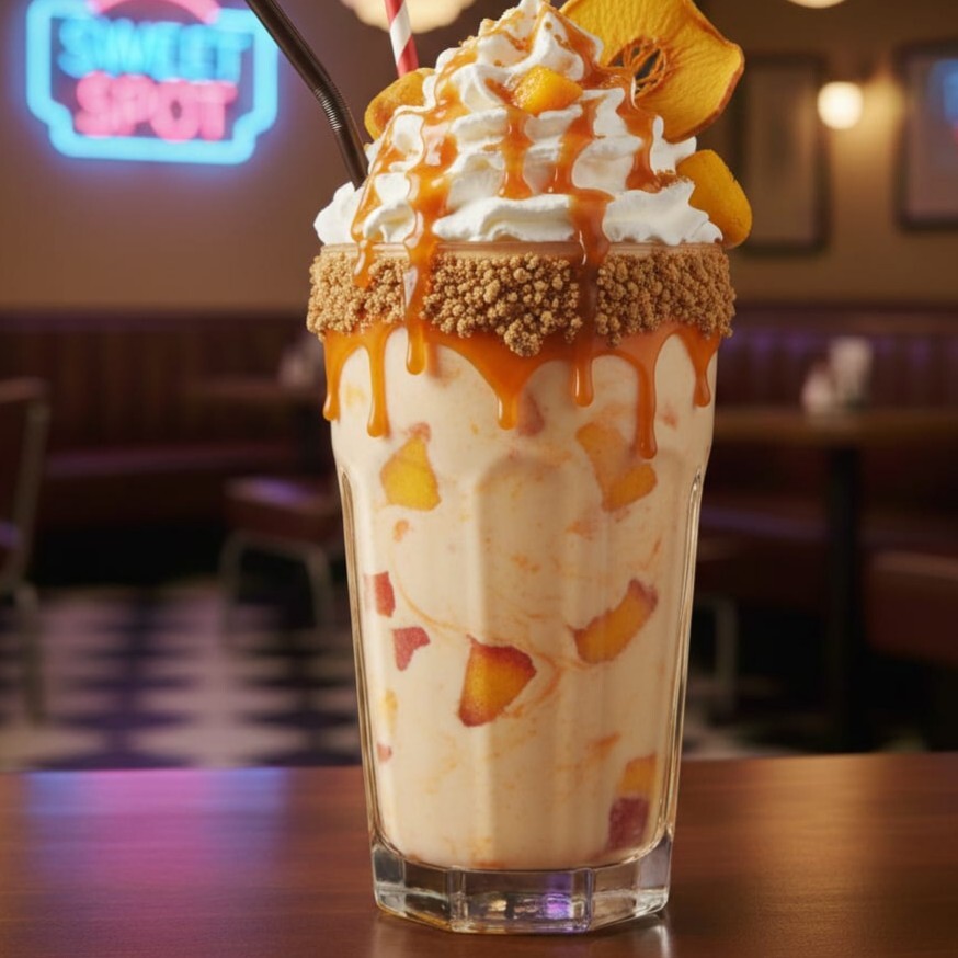 Şeftalili Milkshake