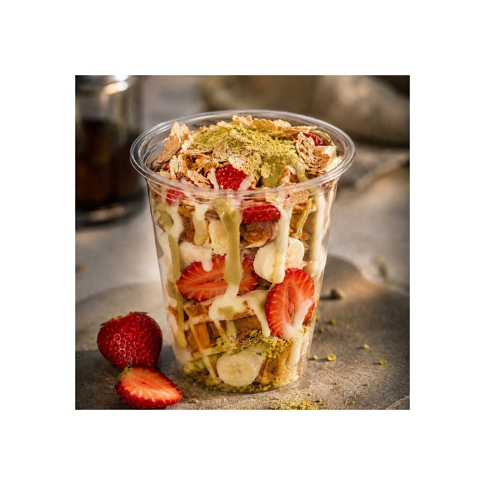 Fıstık Rüyası Bardak Waffle