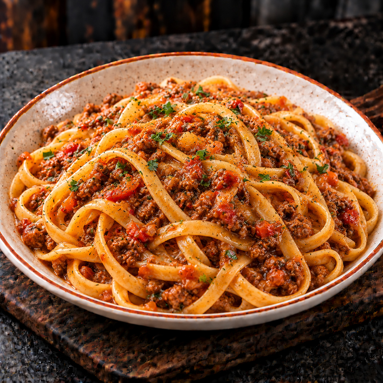 Fettuccine Bolognese