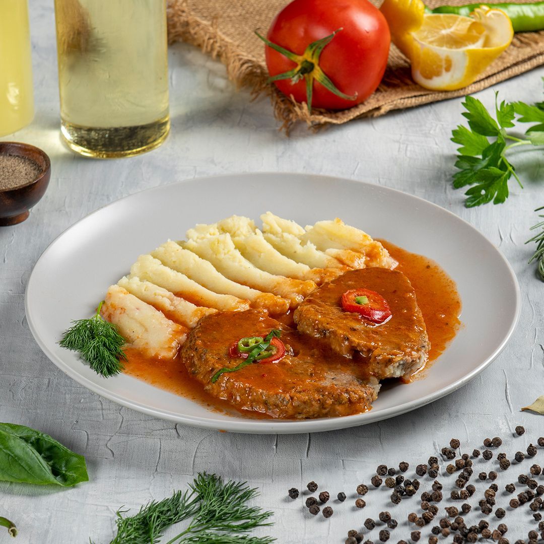 Püreli Rosto Köfte