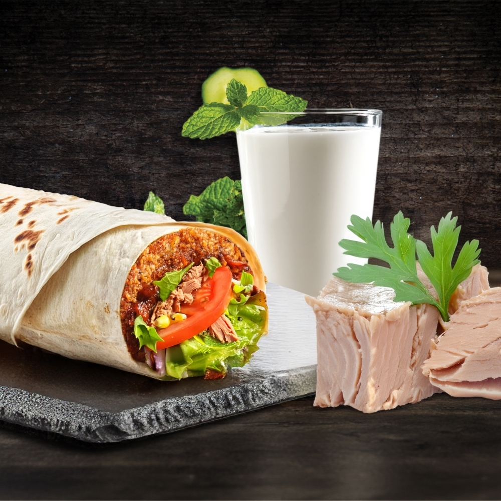 Ton Balıklı Çiğ Köfte Dürüm