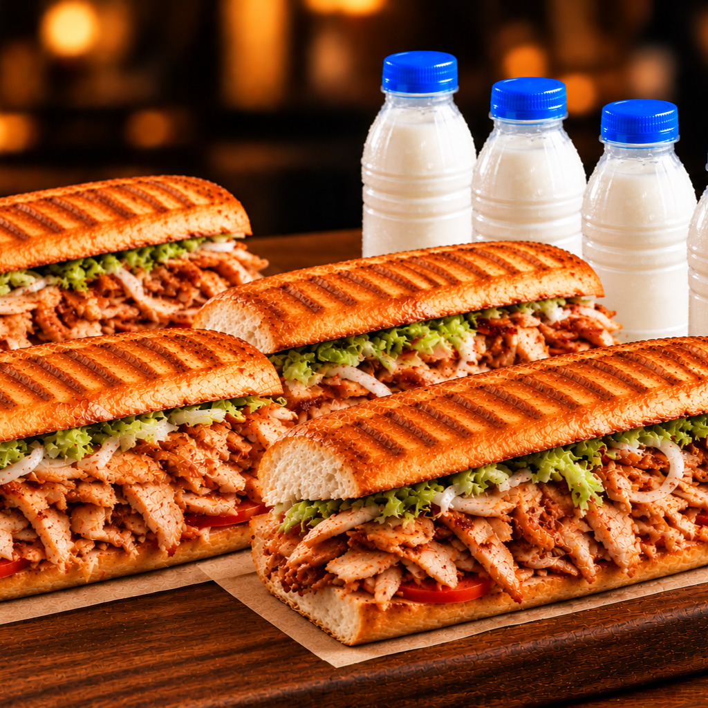 Tavuk Döner Menü 4 Kişilik