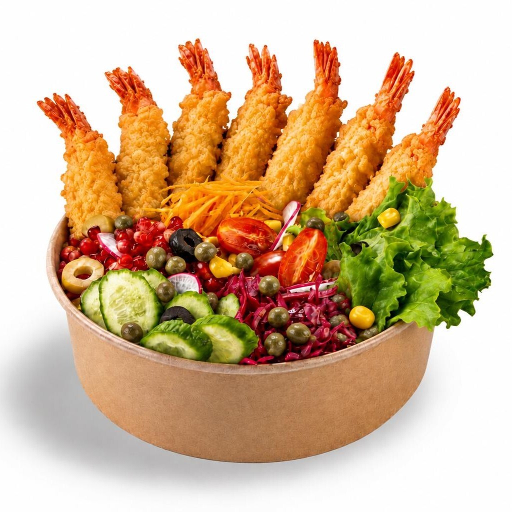 Tempura Karides Salata