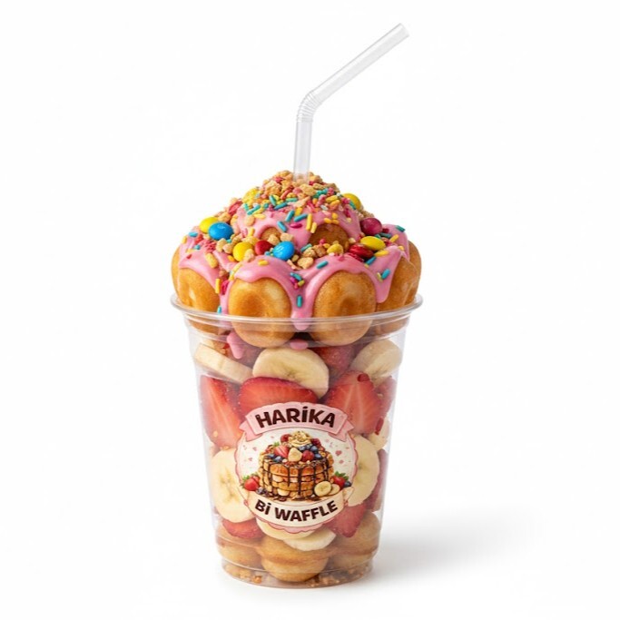 Bi Bubble Gum Waffle (Cup)
