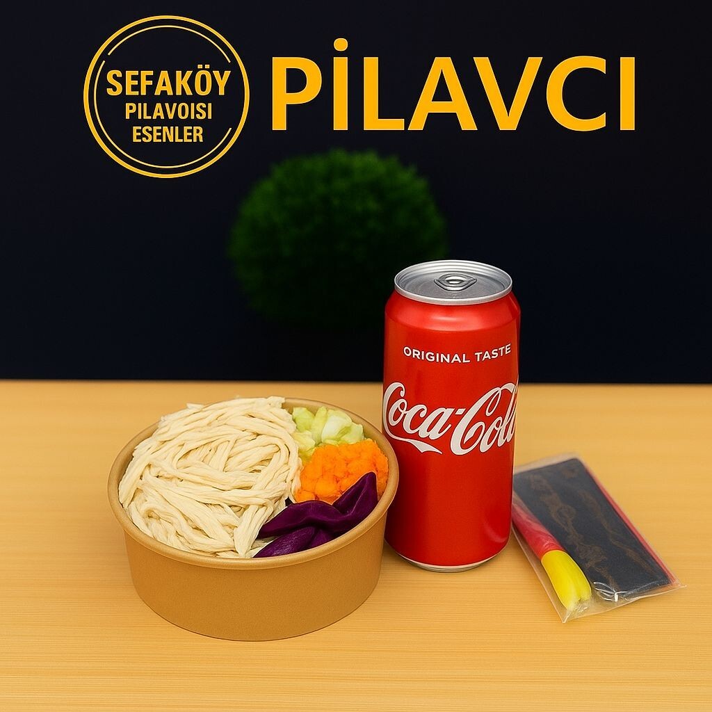 Bol Tavuklu Pilav (Duble Porsiyon) + Coca Cola