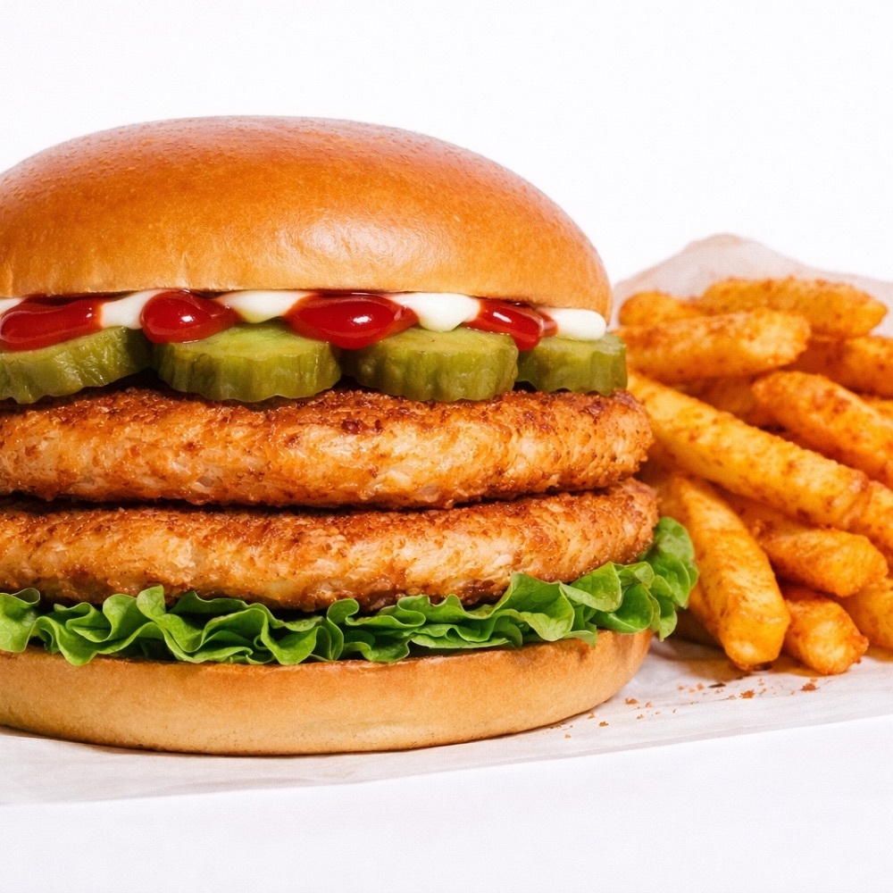 Double Chicken Burger