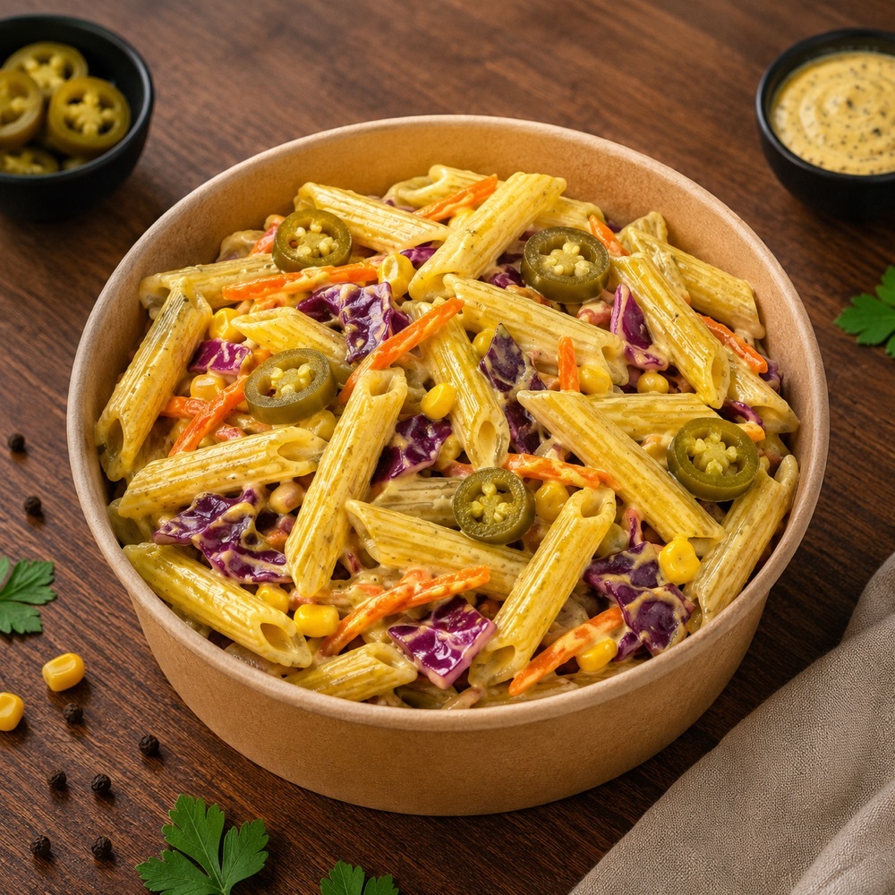 Kremalı Körili Makarna Bowl