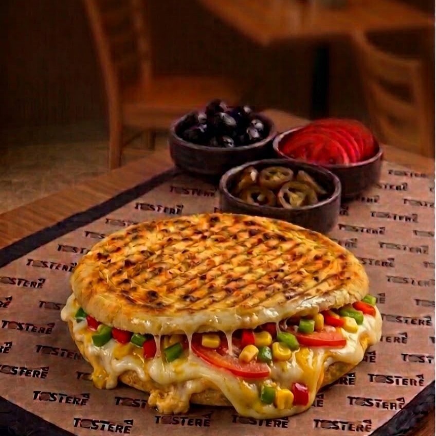 Bazlama Sebzeli Tost