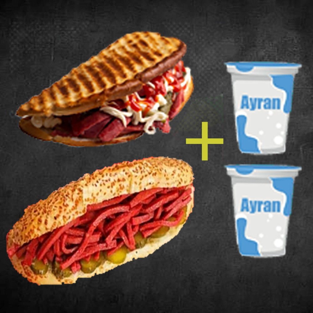 Bazlamos süper 2li menü4