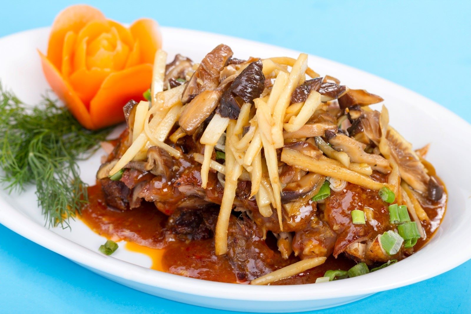 Bambulu & Mantarlı Pekin Ördeği