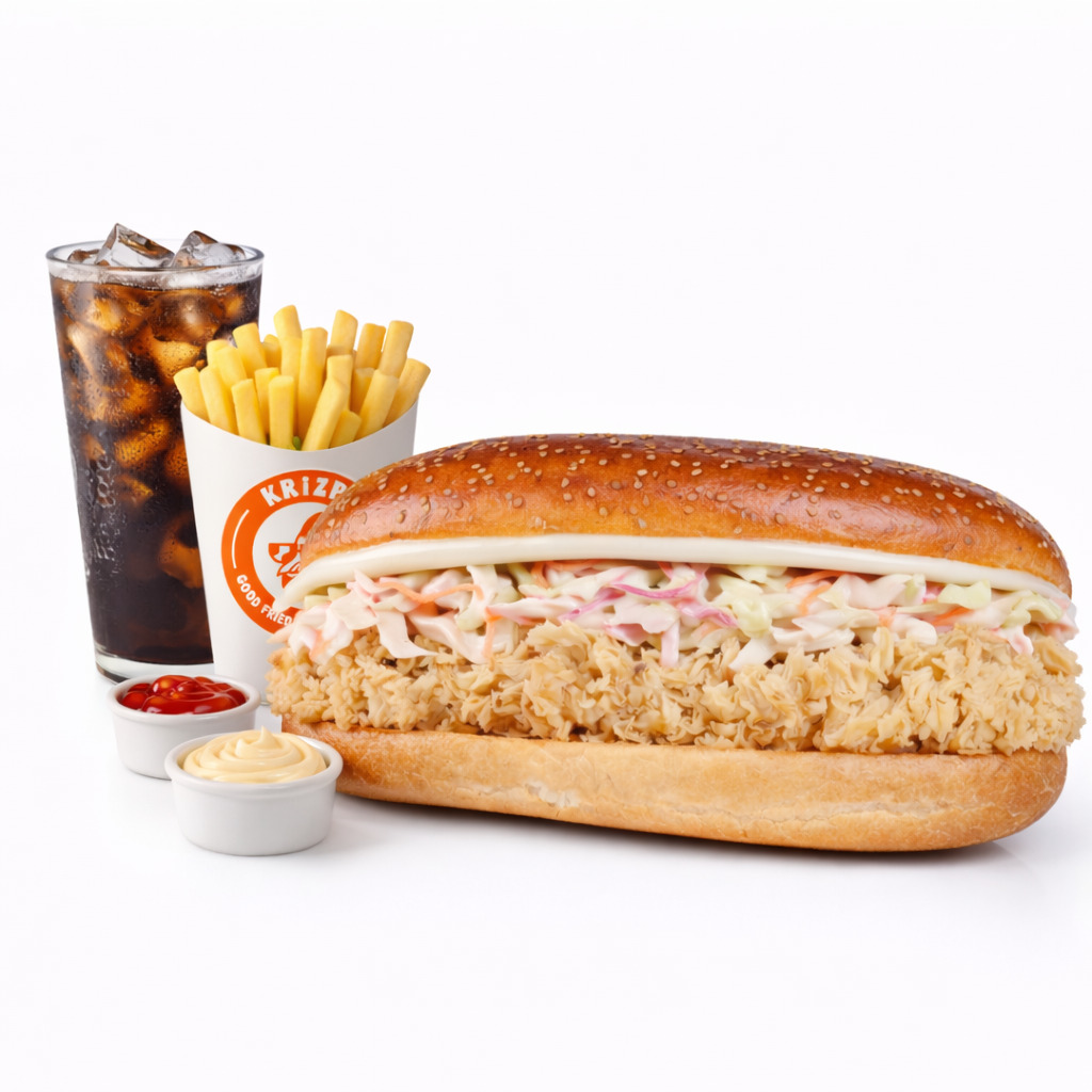 Queenviç + İçecek + Patates Kızartması + 2 Adet Sos