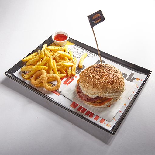 Deluxe Burger Menü
