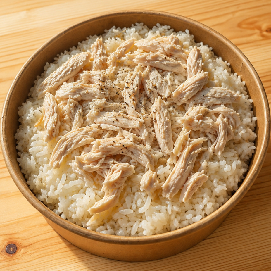 Bowl 9:) Tereyağlı Pilav Tavuk Sögüş & Buttery Rice With Chicken