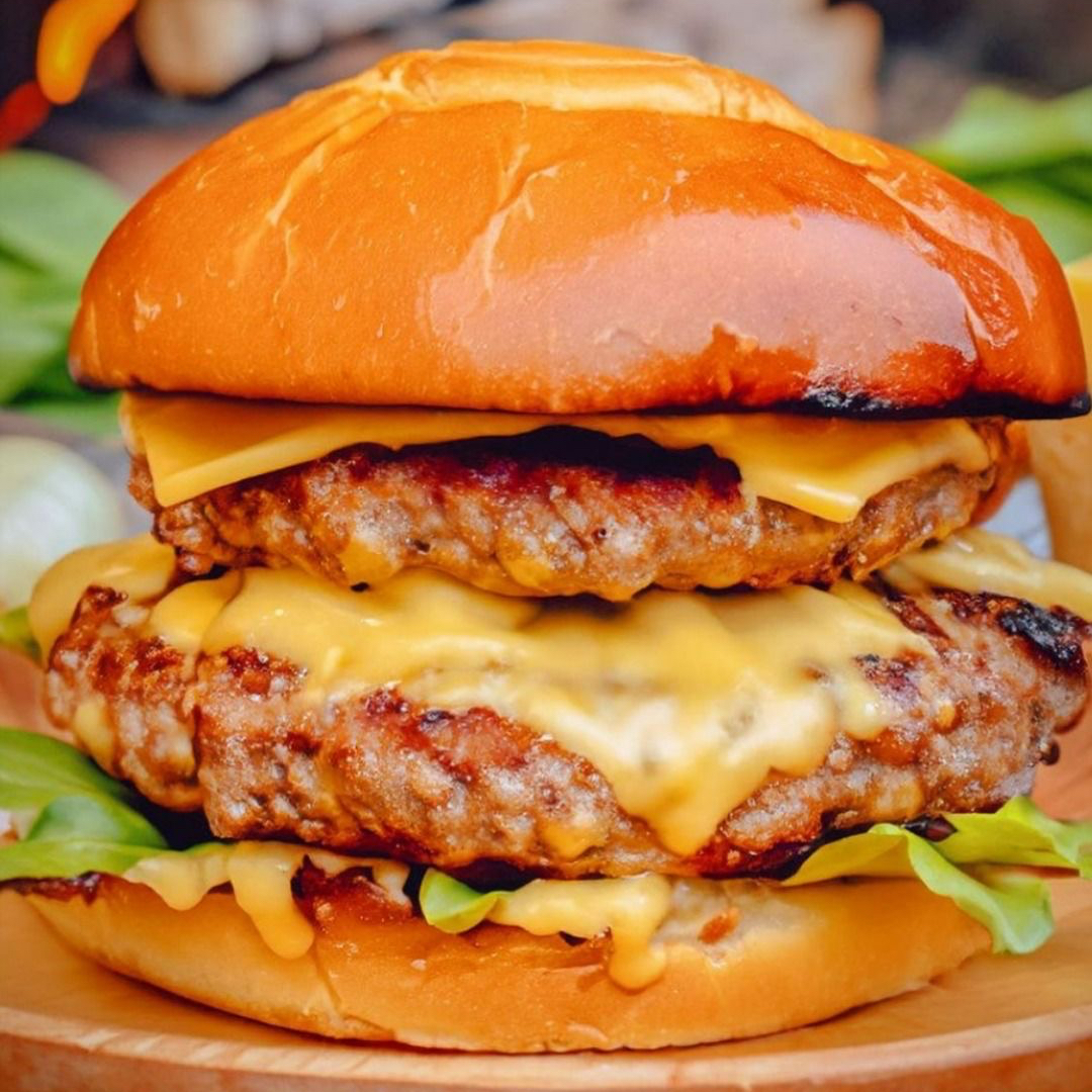 Double Cheese Chicken Burger