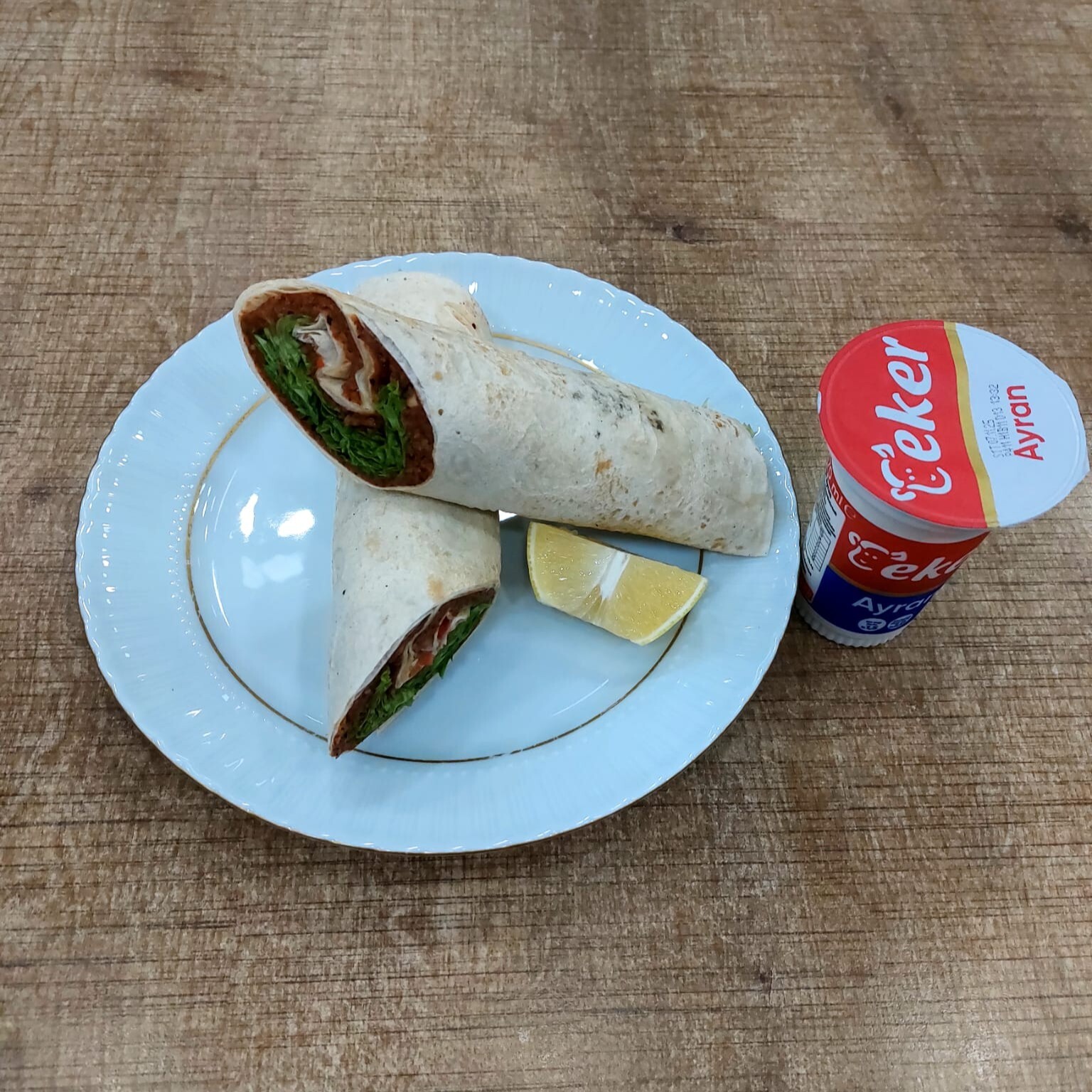 Çiğ Köfte Dürüm Menü