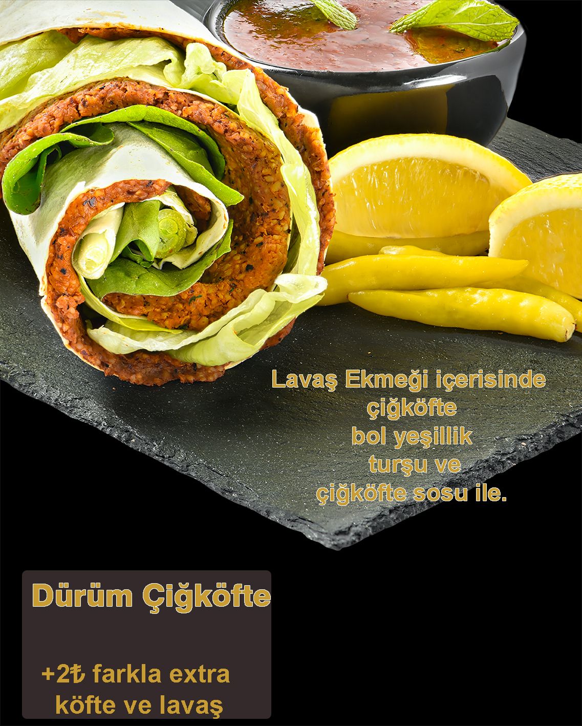 Doritoslu Çiğköfte Dürüm