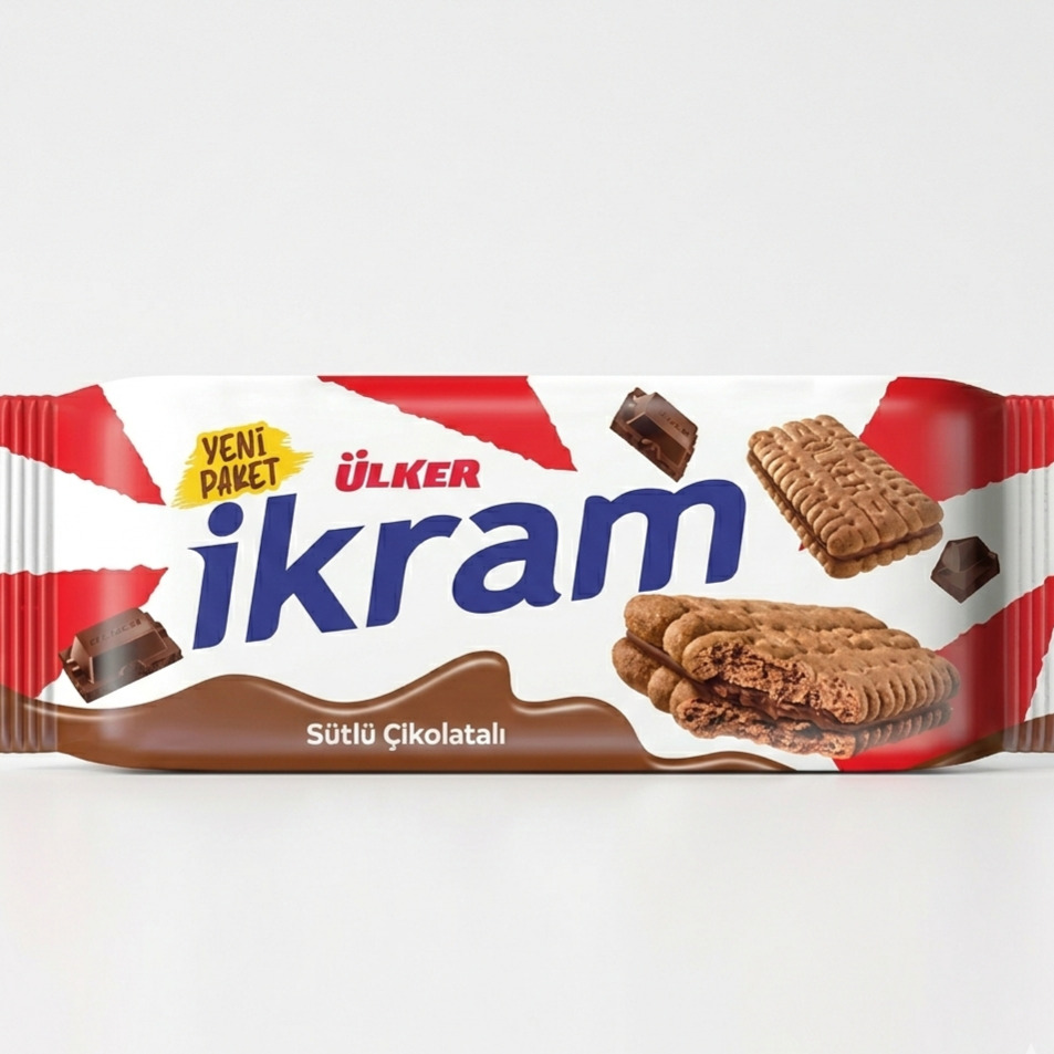 Ülker İkram Çikolatalı Bisküvi