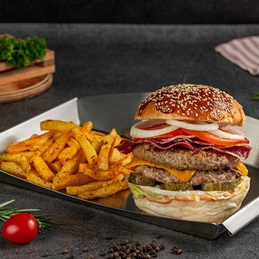 King of the Burger Menü