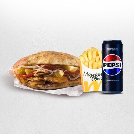 Pepsi Tombik Tavuk Döner Menü