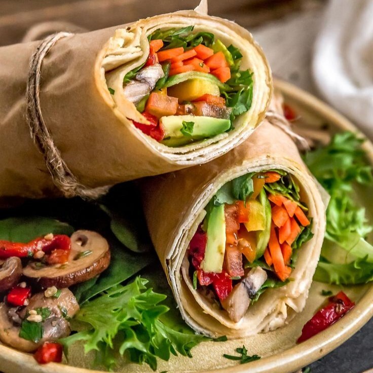 Vejeteryan Wrap