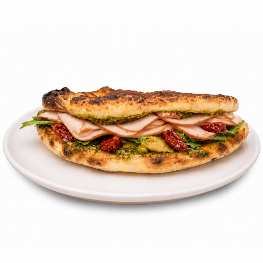 Hindi Füme Pesto Soslu Sandviç