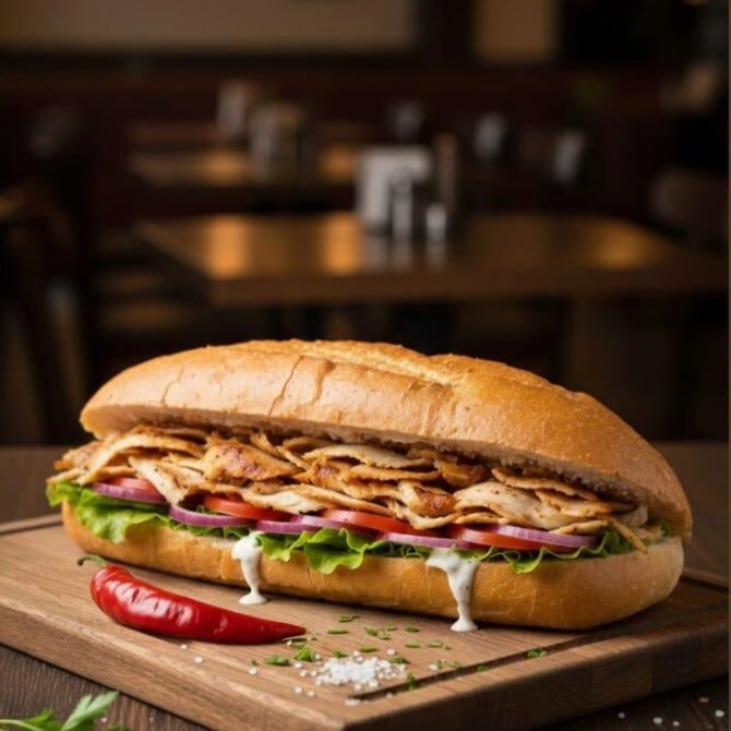 Yarım Ekmek Arası Tavuk Döner