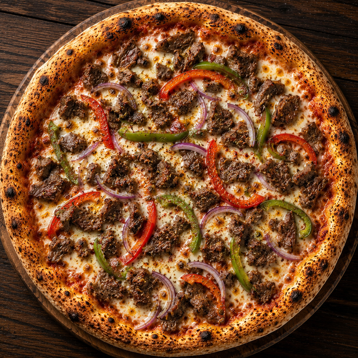 Kavurmalı Pizza (25 cm.)