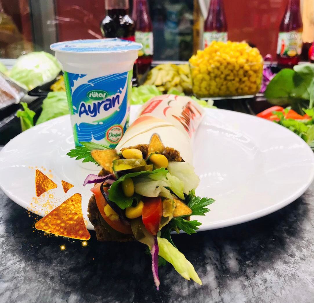 Doritoslu Çiğ Köfte Mega Dürüm Menü